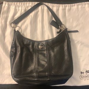 Coach Black leather Hobo Bag